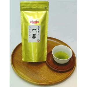 画像1: 掛川深蒸し茶 ティーバッグ 掛川茶 濃い味の「一服」ティーバッグ 5g×16個入り 三角錐型  静岡茶