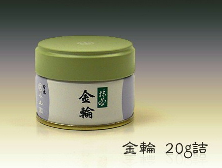 抹茶 金輪 20g 缶入り 京都 宇治抹茶 丸久小山園 MATCHA powdered green tea